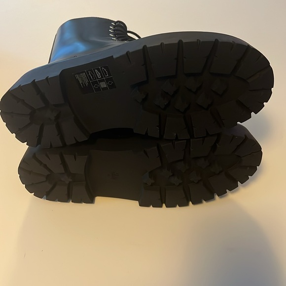 H&M Lace Up Ankle Combat Boots NWT - Picture 7 of 8